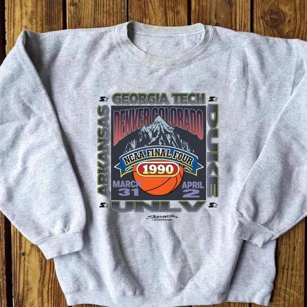 Arkansas Georgia Tech Unlv 1990 Final Four Sweatshirt Unisex Sweatshirt